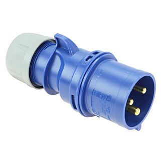 Wtyczka siłowa przenośna 4P 32A IP44 czerwona SHARK PCE 024-6