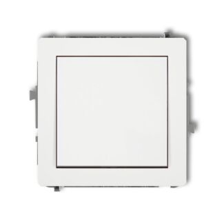 Włącznik światła pojedynczy biały Karlik DECO DWP-1