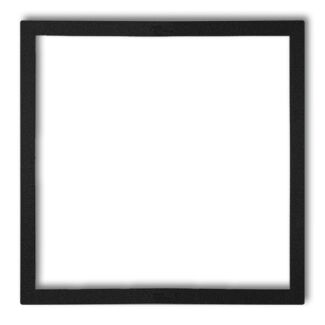 Ramka wypełniająca pojedyncza pion/poziom czarny mat Karlik DECO 12DRW-1