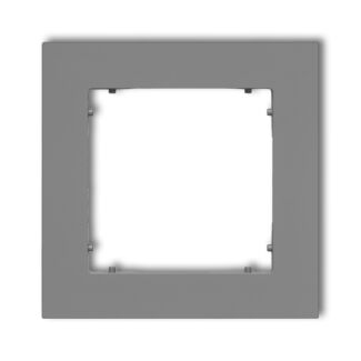 Ramka pojedyncza pion/poziom szary mat Karlik MINI 27MR-1