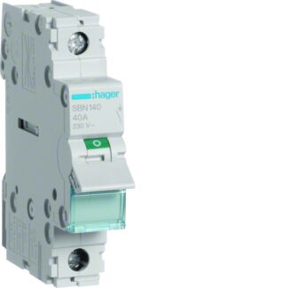 Rozłącznik izolacyjny 1P 40A 230V Hager SBN140