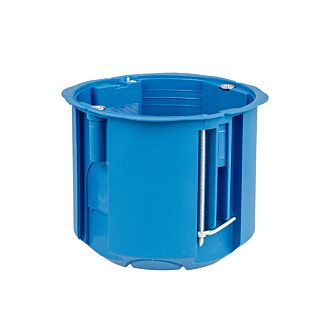 Puszka podtynkowa pojedyncza głęboka regips 60mm IP30 68x68x63 niebieska PV-60D SIMET 32013203