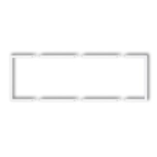 Ramka wypełniająca potrójna pion/poziom biała Karlik DECO DRW-3