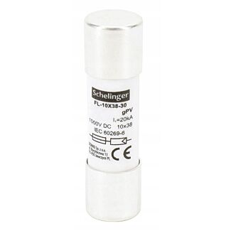 Wkładka topikowa zwłoczna cylindryczna bezpiecznikowa CH10 gPv 12A 1000V Schelinger A13-FL-10X38-12
