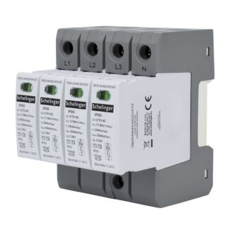 Ogranicznik przepięć ochronnik 4P 275V T1+T2 Schelinger A51-SPD03-4P-B+C