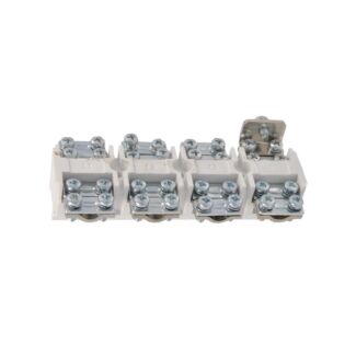 Listwa zaciskowa śrubowa, odgałęźnik 4-torowy 70-95mm2 125A 690V biała LZG4 ERGOM R35RW-01030200201