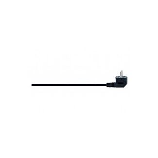 Przewód przyłączeniowy OW czarny z wtyczką kątową 3x1,5mm2 230V - 3m F-Elektro F5.0005