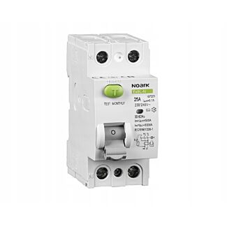 Wyłącznik różnicowoprądowy RCCB AC 2P 40A 30mA 6kA Ex9L-N NOARK 108315