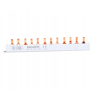 Szyna łączeniowa sztyftowa 3-fazowa 3F 12 modułów 63A 400V BBP 3L M12 NOARK 111406