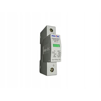 Ogranicznik przepięć ochronnik 1P 280V T2 PRO-TEC 3221010
