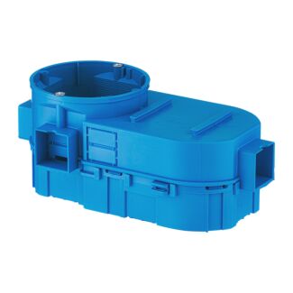 Puszka podtynkowa podwójna głęboka szeregowa do elektroniki 60mm 153x65x63 niebieska SIMET 34117203