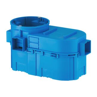 Puszka podtynkowa podwójna super głęboka szeregowa do elektroniki 60mm niebieska SIMET 34159203