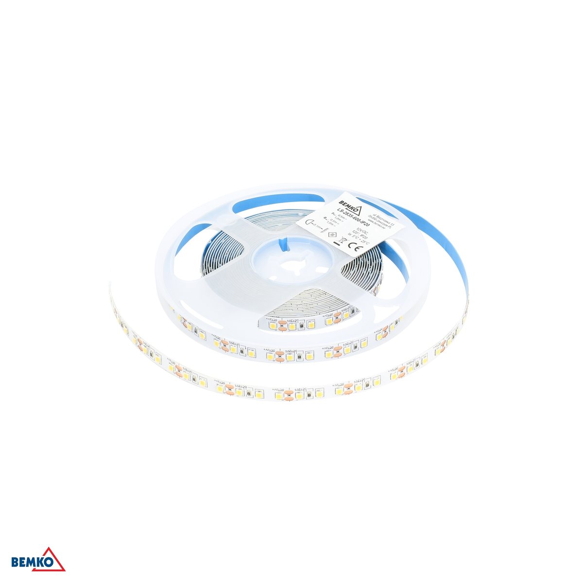 Taśma LED Bemko D87-LS-2835-600-IP20-ACW — zwinięta na szpuli