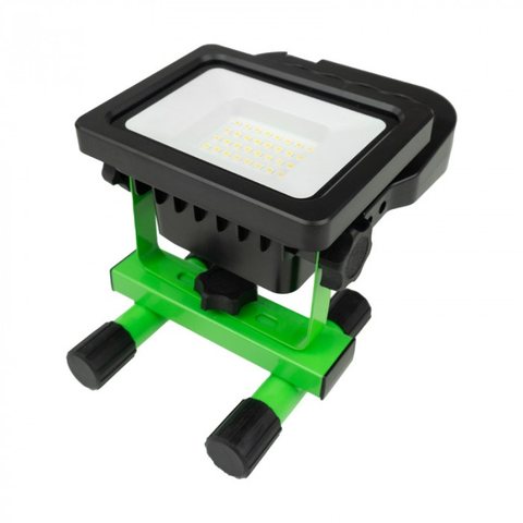 Lampka LED z akumulatorem w widoku z boku, widoczne gniazdo USB-C