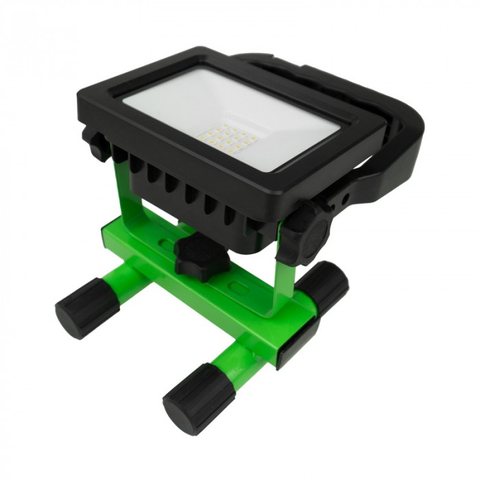 Lampka LED z akumulatorem w widoku z boku, widoczne gniazdo USB-C