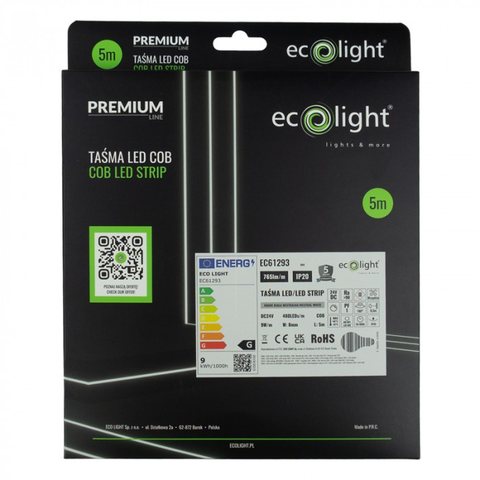 Taśma LED — zakończenie z przewodami zasilającymi