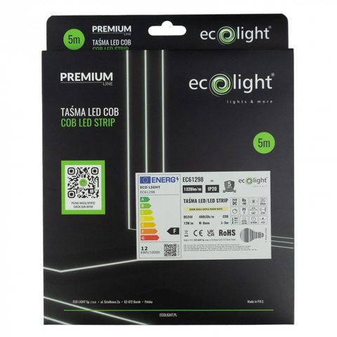 Taśma LED — zakończenie z przewodami zasilającymi