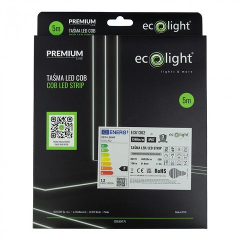Taśma LED — zakończenie z przewodami zasilającymi