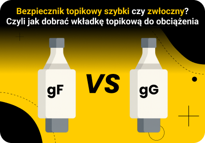 Bezpiecznik topikowy szybki czy zwłoczny? Czyli jak dobrać odpowiednią wkładkę topikową do obciążenia