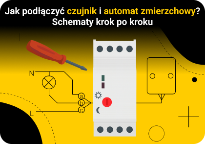 Jak podłączyć czujnik i automat zmierzchowy? Schematy krok po kroku