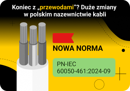 Koniec z „przewodami”? Duże zmiany w polskim nazewnictwie kabli