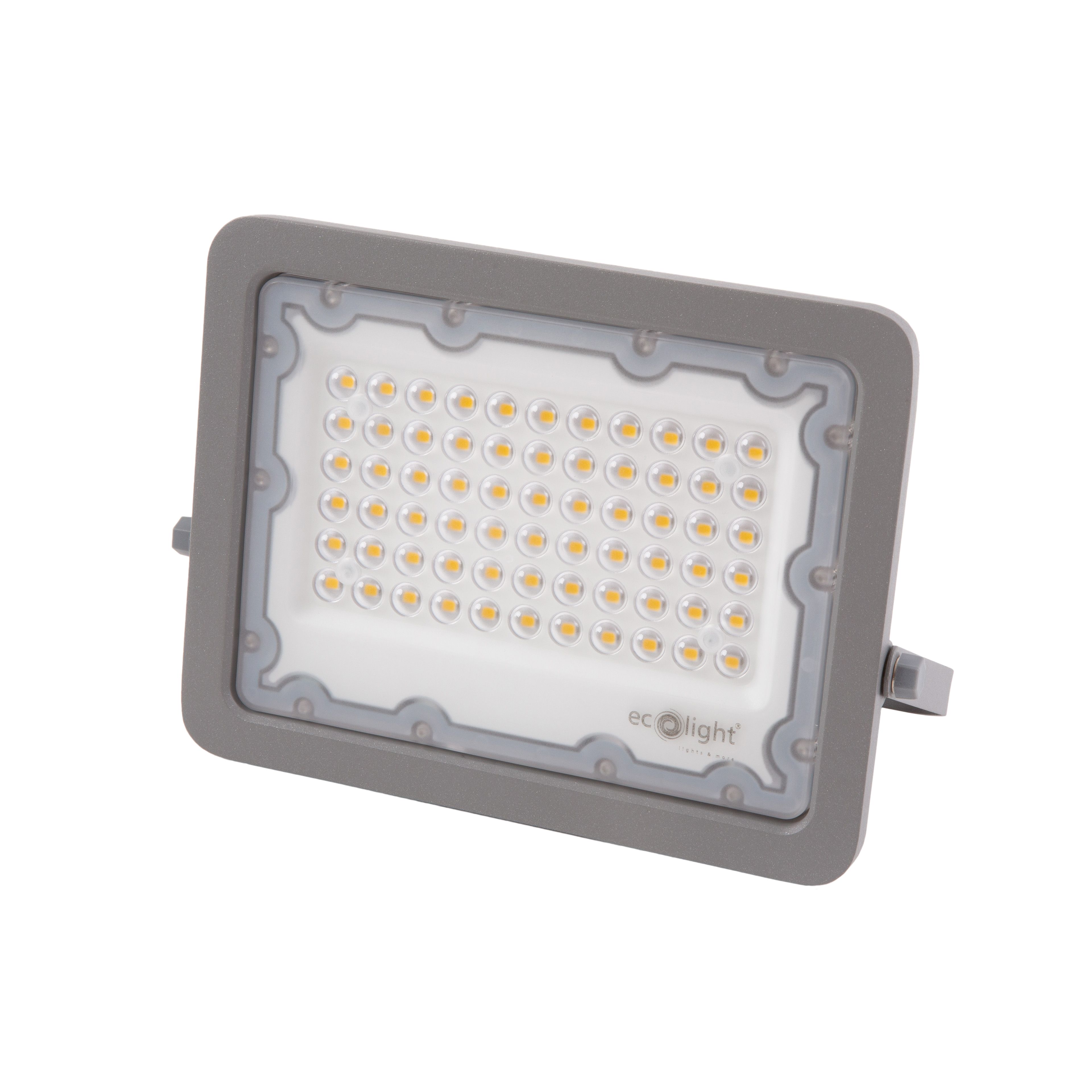 Naświetlacz LED PREMIUM 50W 4000K 5000lm 90° IP65 srebrny Eco Light EC79912