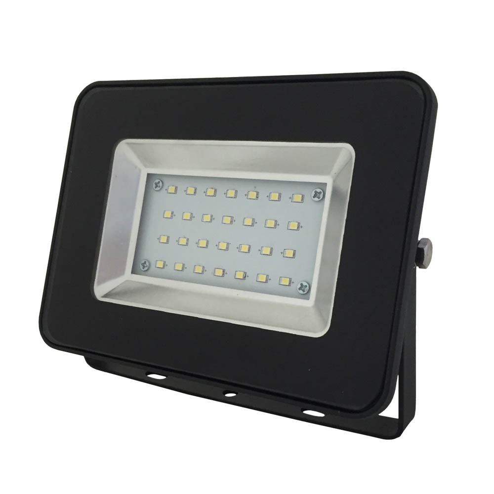 Naświetlacz LED SMD LOFOT 20W 6000K 2050lm 120° IP65 czarny Bemko S-C65-LFS-020BL-6K