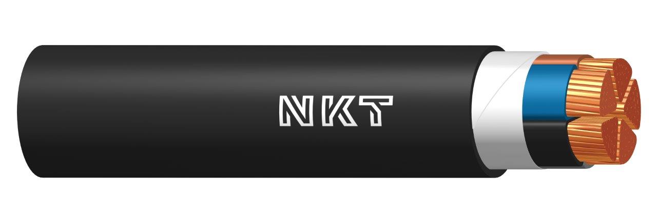 Kabel ziemny YKY czarny 5x6mm2 1000V - 1m NKT 112271059D0500