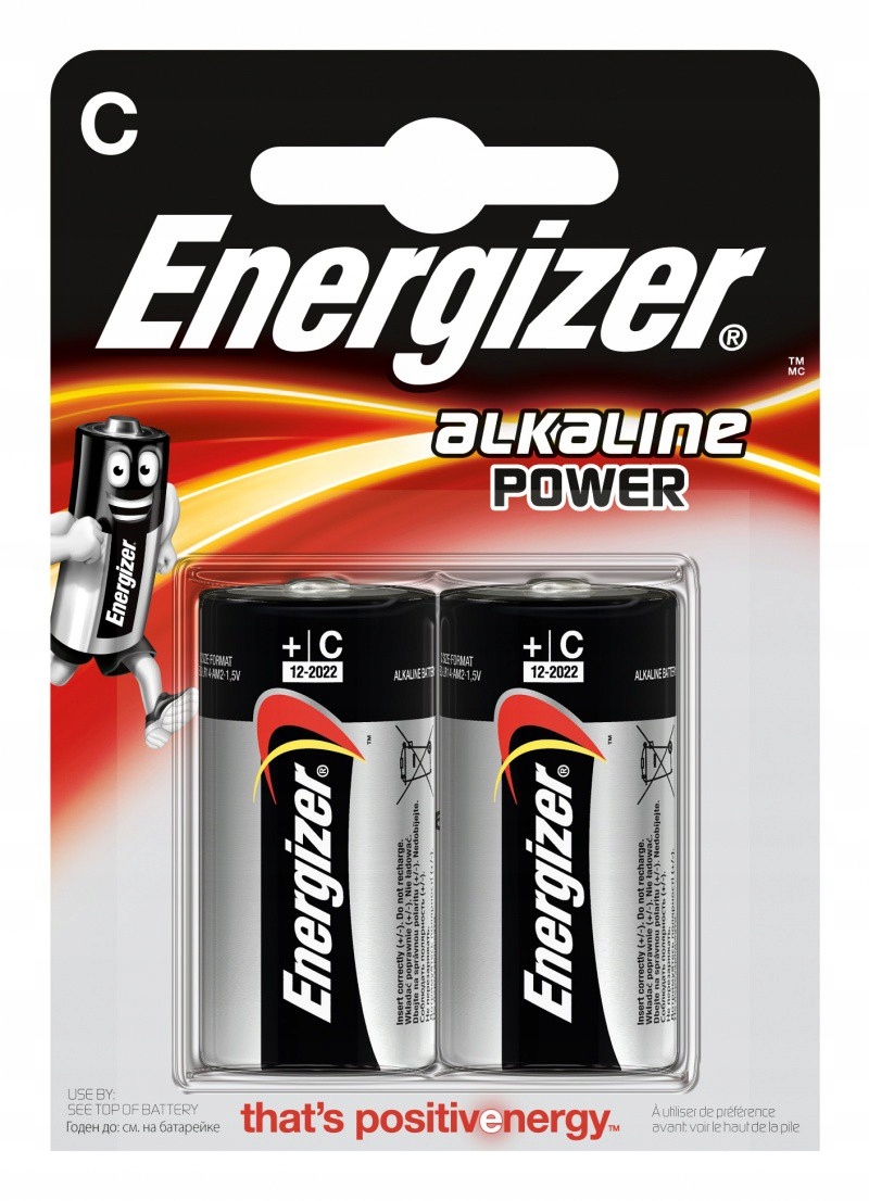 Bateria alkaiczna ENERGIZER ALKALINE POWER C LR14 1,5V 2szt Energizer 7770600102