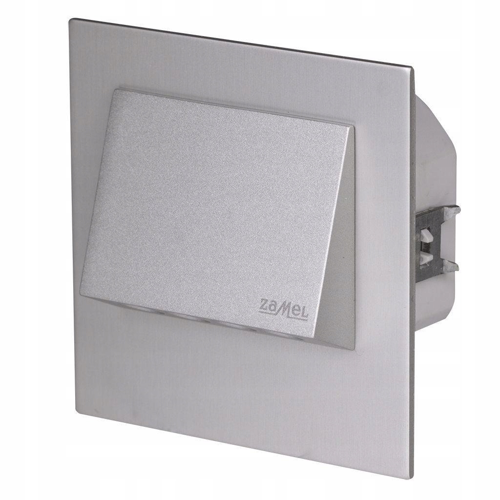 Oprawa schodowa LED NAVI 0,6W 6000K 38lm srebrne aluminium Zamel 11-221-11