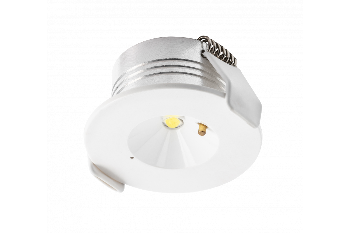 Oprawa awaryjna LED OMAHA-3 3W 6400K 300lm 120° biała IP20 GTV LD-OMAH33-00